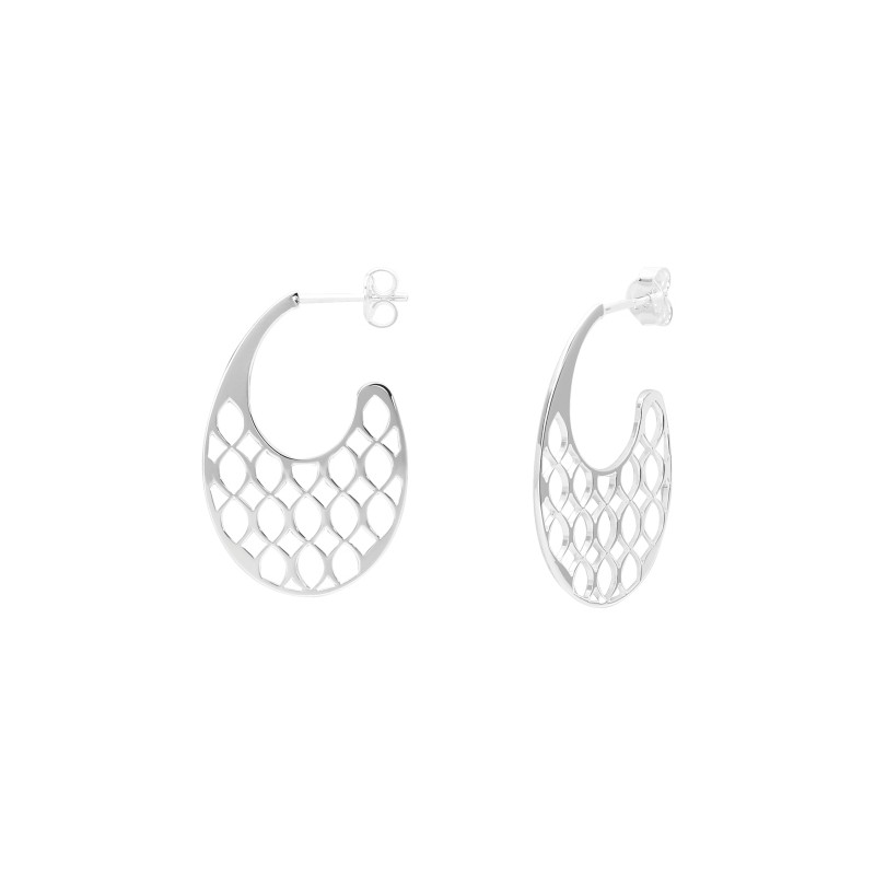 Boucle d'oreille Murat argent