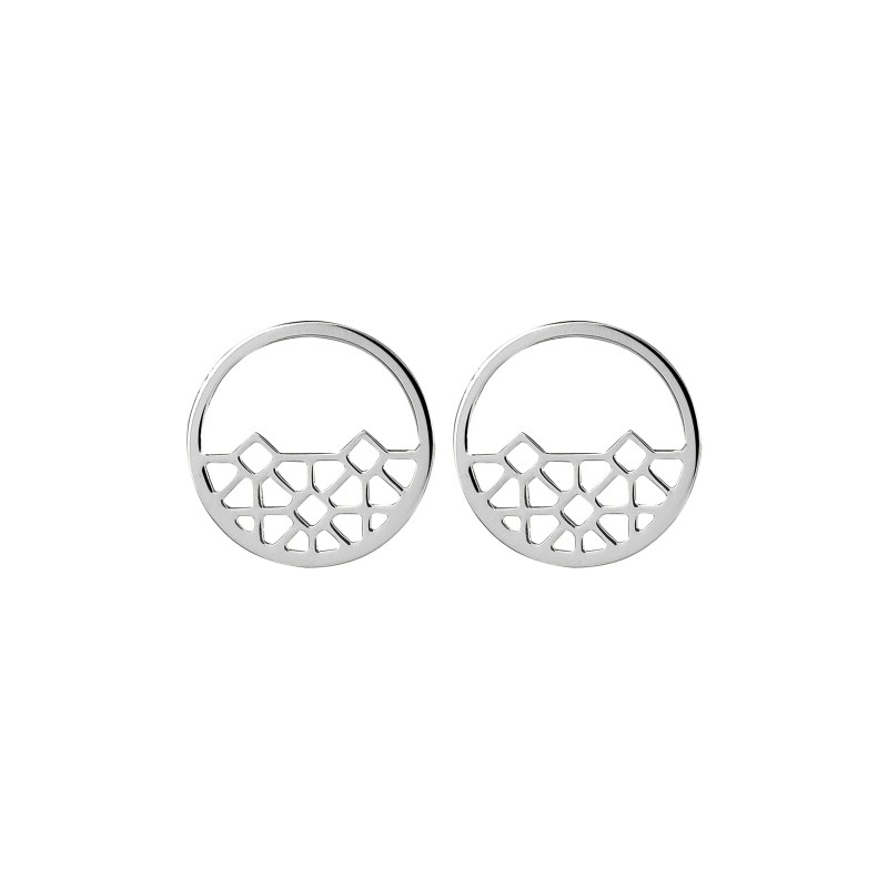 Boucles d'oreilles Murat argent