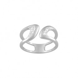 Bague Murat Brio en argent et oxydes de zirconium