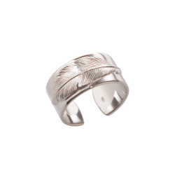 Bague plume argent l'avare