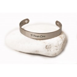 bracelet Corse jonc homme acier "ti tengu caru"