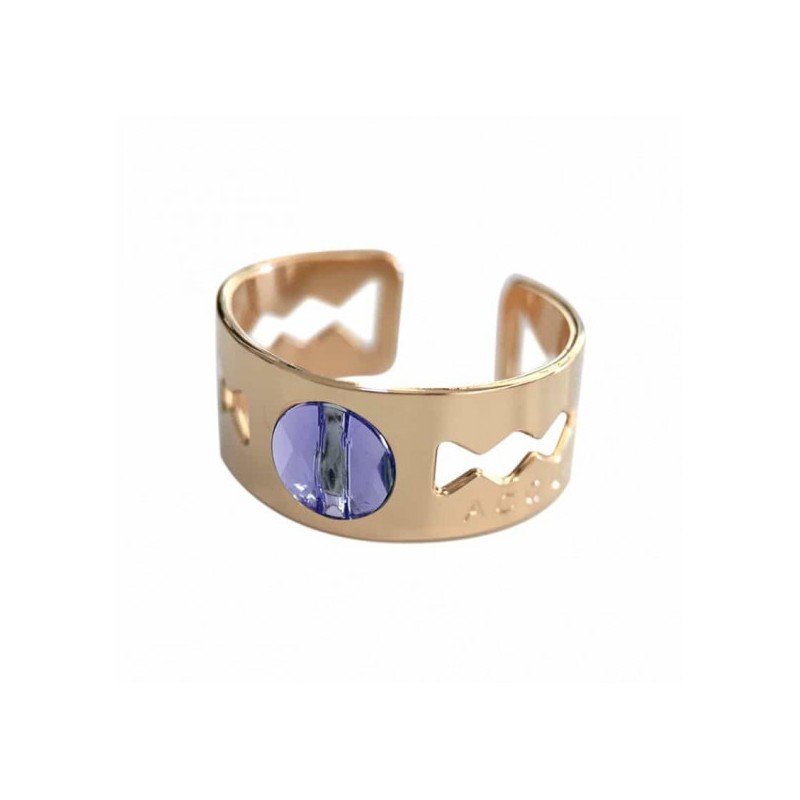 Bague Acquadila galaxie dorée parme Bague Acquadila galaxie dorée parme