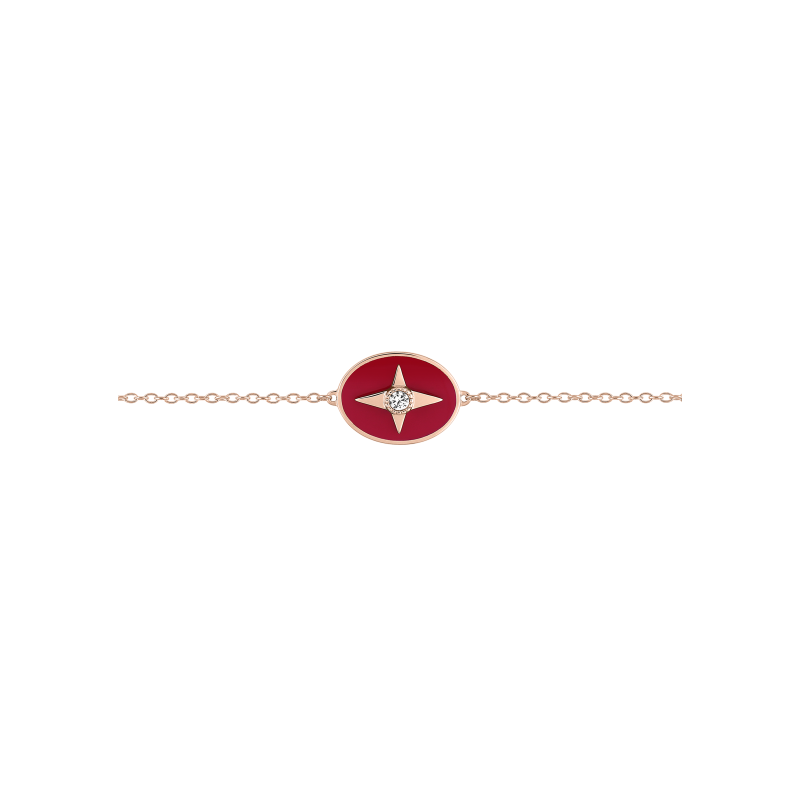 Bracelet Murat Royale plaqué or rose et oxydes de zirconium