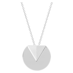 Collier Murat Graphique en argent cercle