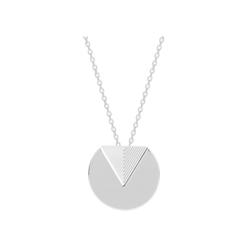 Collier Murat Graphique en argent cercle