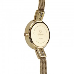 Montre Obaku acier doré