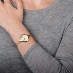 Montre Obaku acier doré