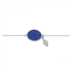 Bracelet Murat Royale en argent lapis lazuli et oxydes de zirconium