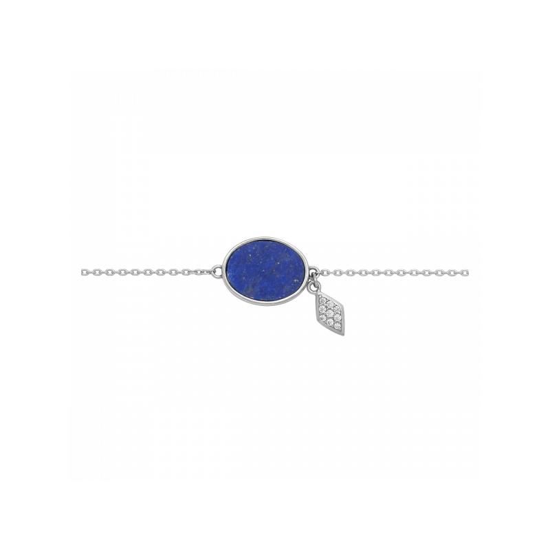 Bracelet Murat Royale en argent lapis lazuli et oxydes de zirconium