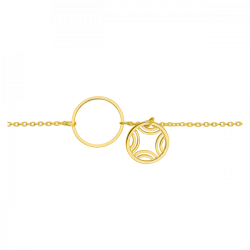 Bracelet Murat Graphique en plaqué or
