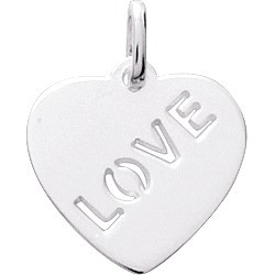 Pendentif Murat cœur Love argent