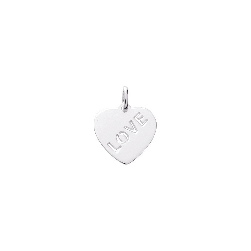 Pendentif Murat cœur Love argent