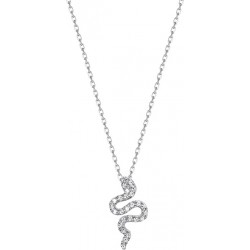 Collier Murat serpent argent oxydes de zirconium