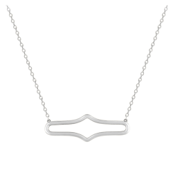 Collier Glamour en argent rhodié Murat