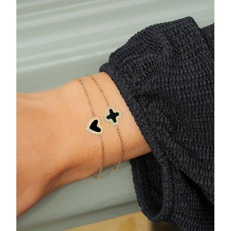Bracelet Zag acier argenté Bracelet Zag acier argenté