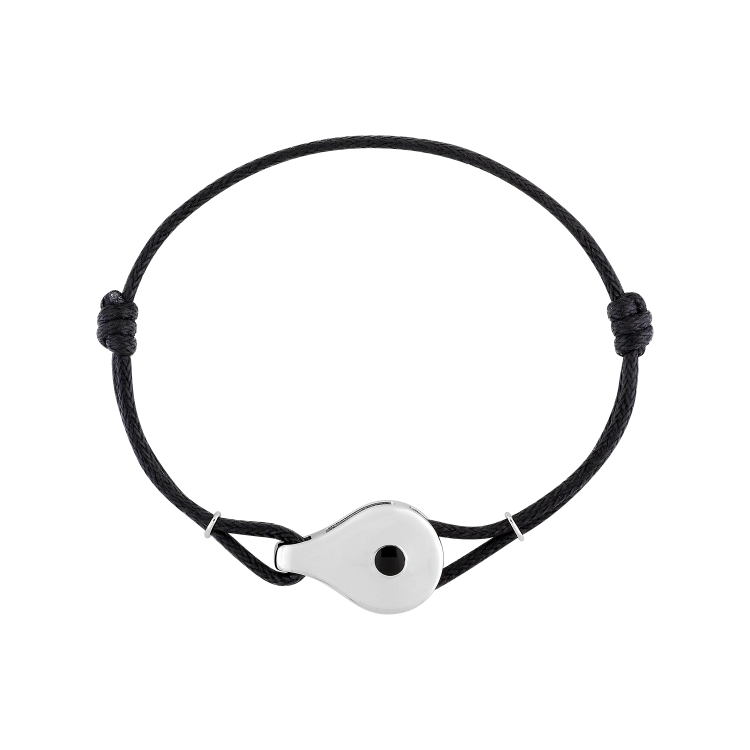 Bracelet Murat homme en argent et cordon