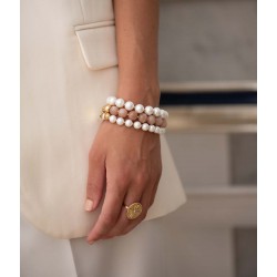 Bracelet de perles, Perles de culture, Bracelet elastique