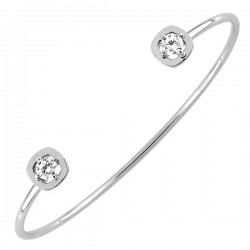 Bracelet Glamour argent et oxyde