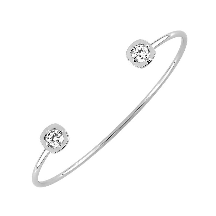 Bracelet Glamour argent et oxyde