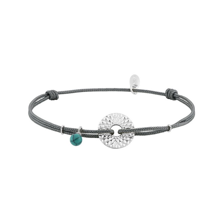 Bracelet Aventure cordon et argent