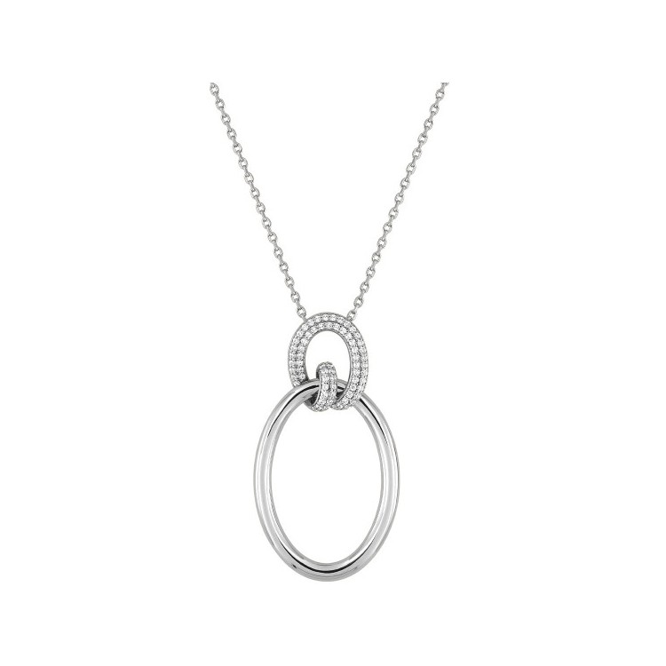 Collier Royale en argent et oxydes