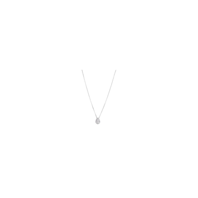 Collier Murat argent et oxydes de zirconium