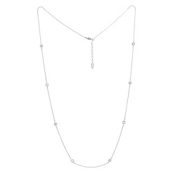 Collier Murat Désir en argent et oxydes de zirconium