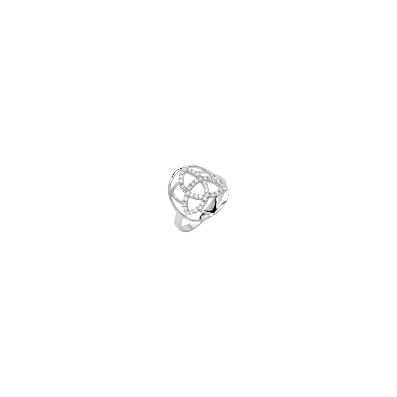 Bague Murat argent et oxydes de zirconium