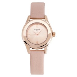 Montre Murat femme acier et cuir