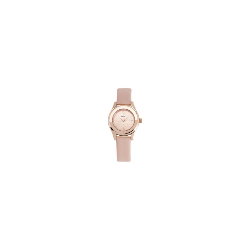 Montre Murat femme acier et cuir