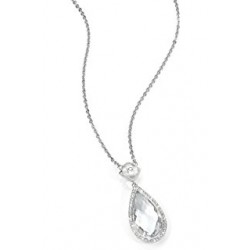 Collier morellato acier goutte cristal avec strass