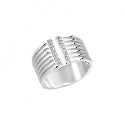 Bague Murat Franges en argent et oxydes de zirconium