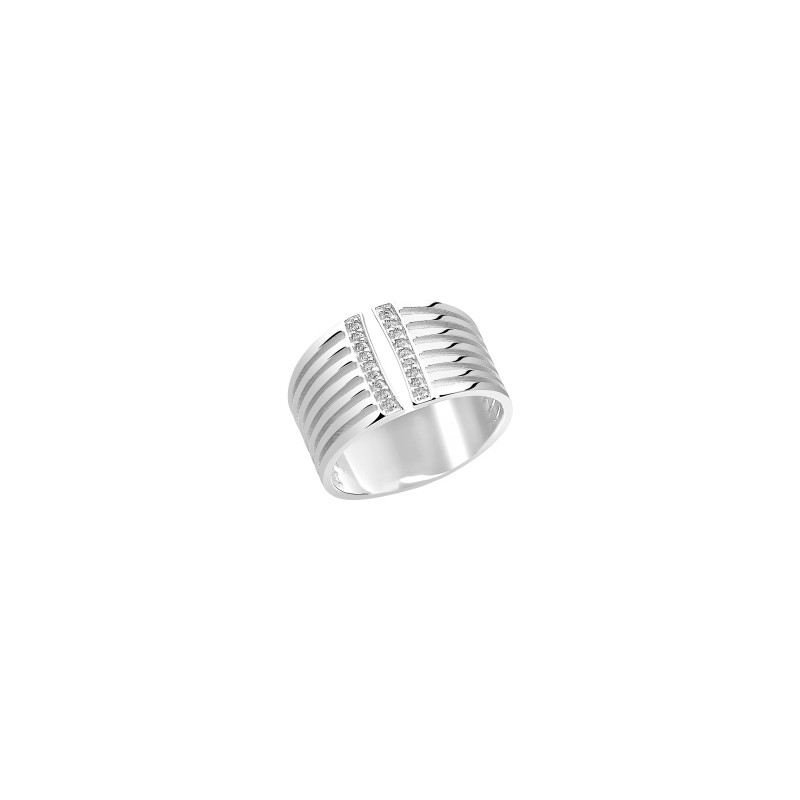 Bague Murat Franges en argent et oxydes de zirconium