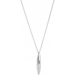 Collier Murat argent et oxydes de zirconium